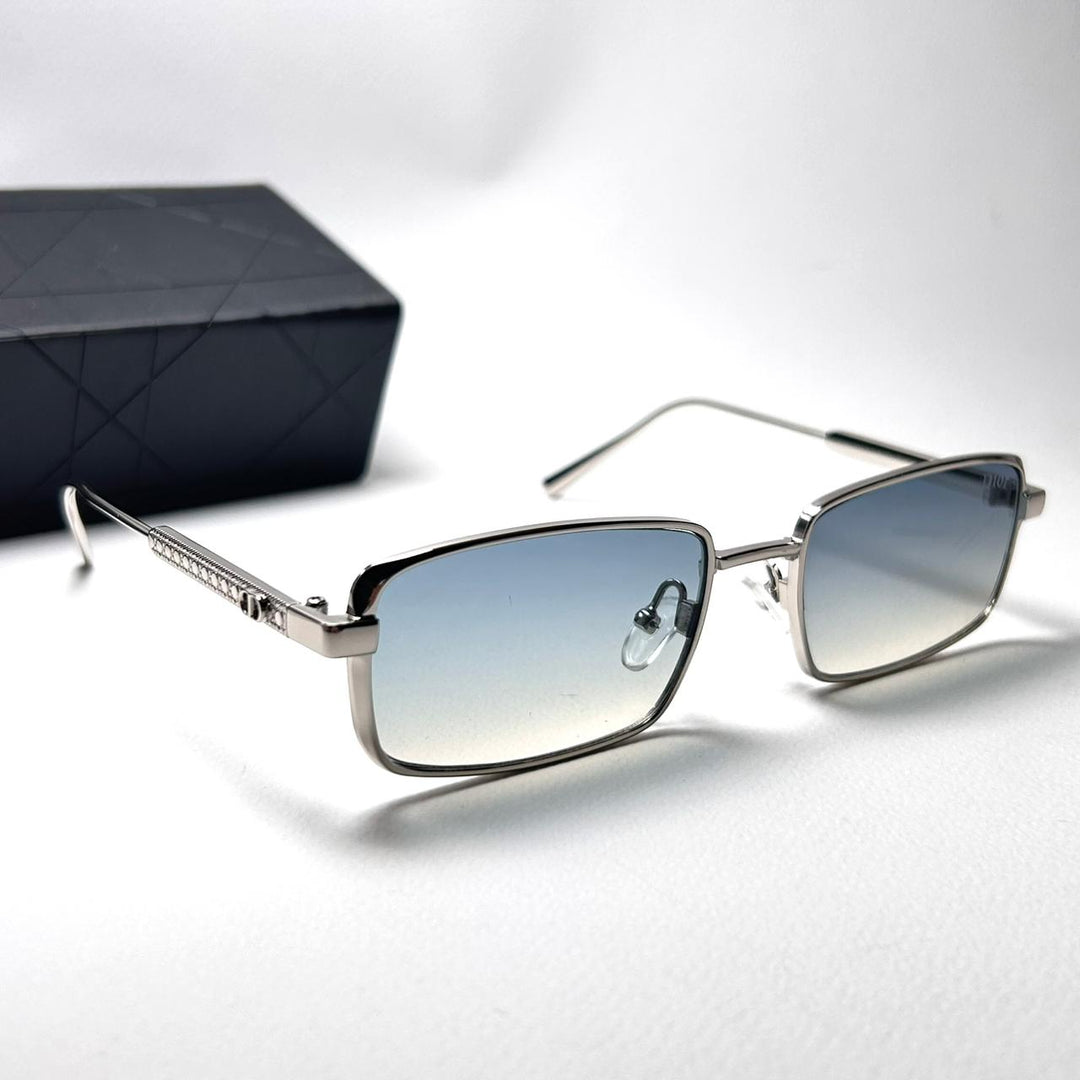 Dior Rectangular Cannage S2U - Ice Blue Gradient