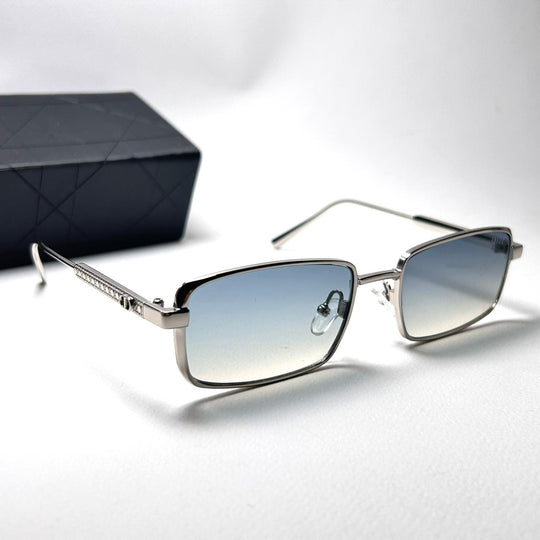 Dior Rectangular Cannage S2U - Ice Blue Gradient