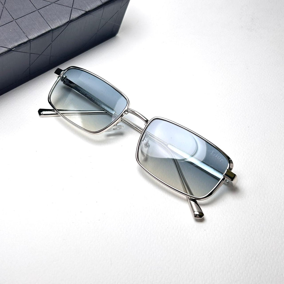 Dior Rectangular Cannage S2U - Ice Blue Gradient