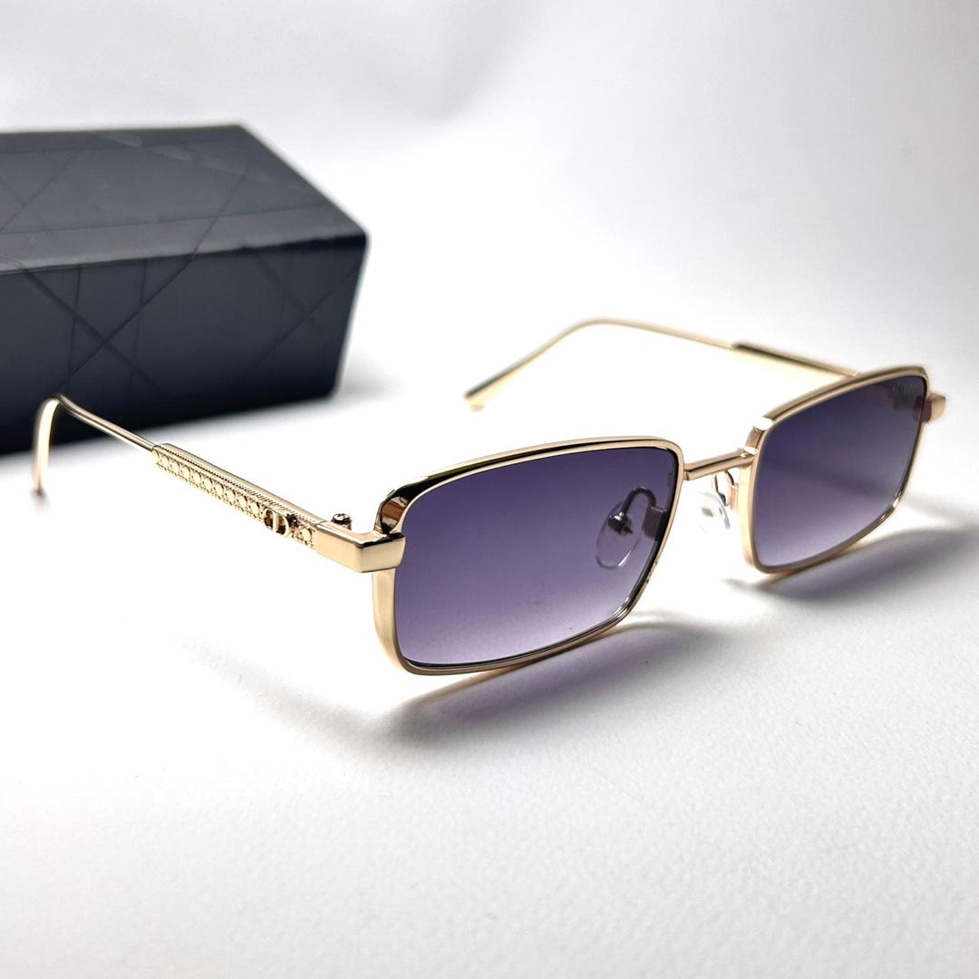 Dior Rectangular Cannage S2U – Purple Gradient