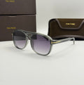 Tom Ford Aviator Sunglasses – Grey Tortoise / Purple Gradient Lenses