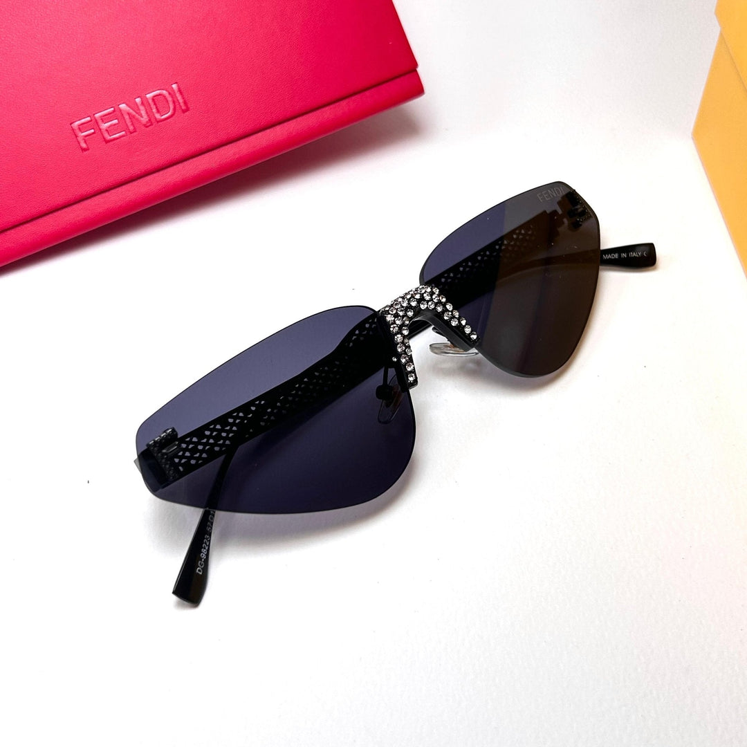 Fendi Cat Eye Rimless - Full Black