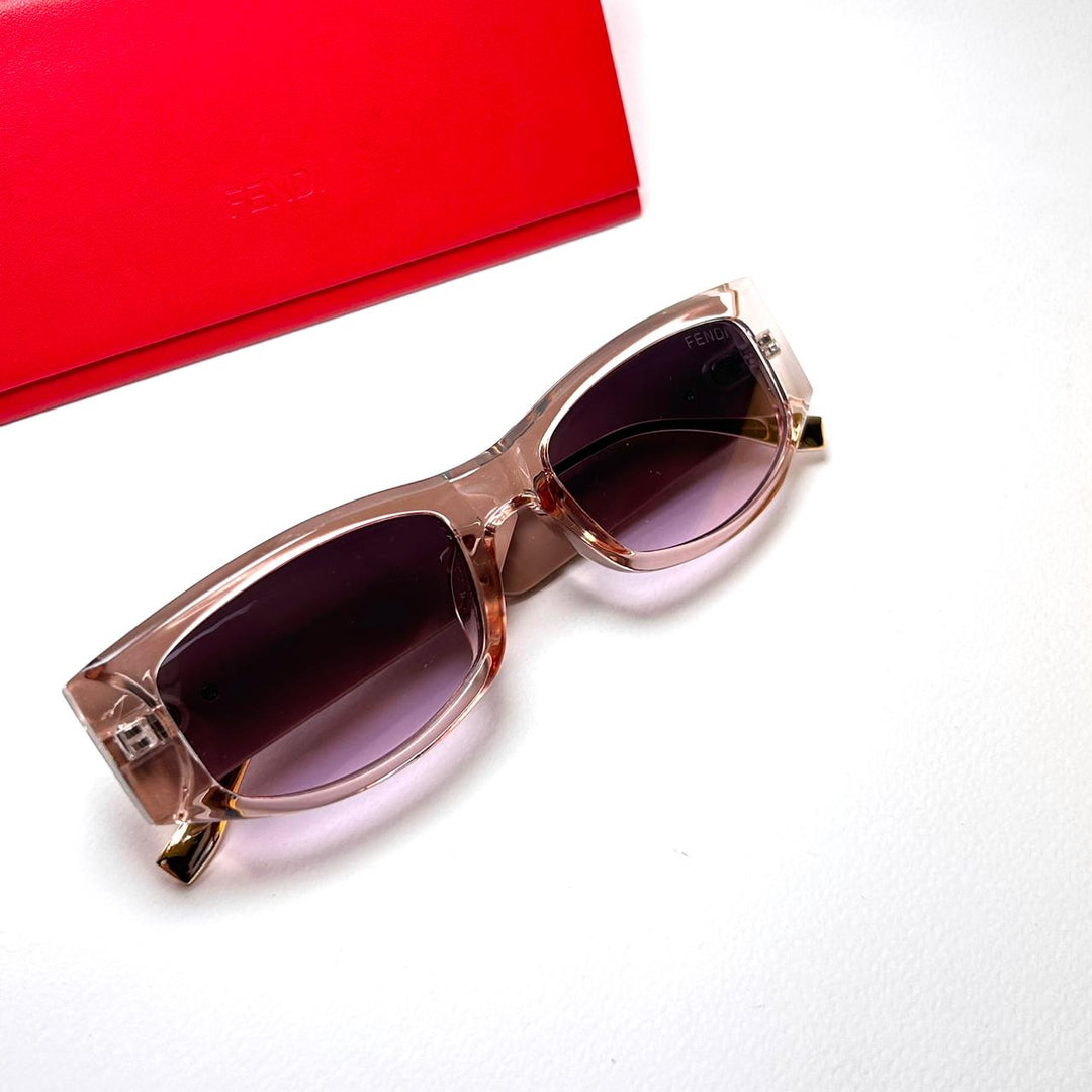 Fendi Oval FE40120I - Ice Brown Purple