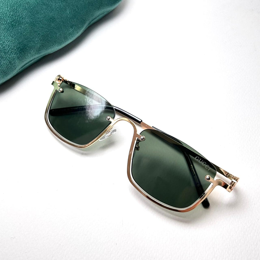 Gucci GG Rectangular Upside Down - Oily Green