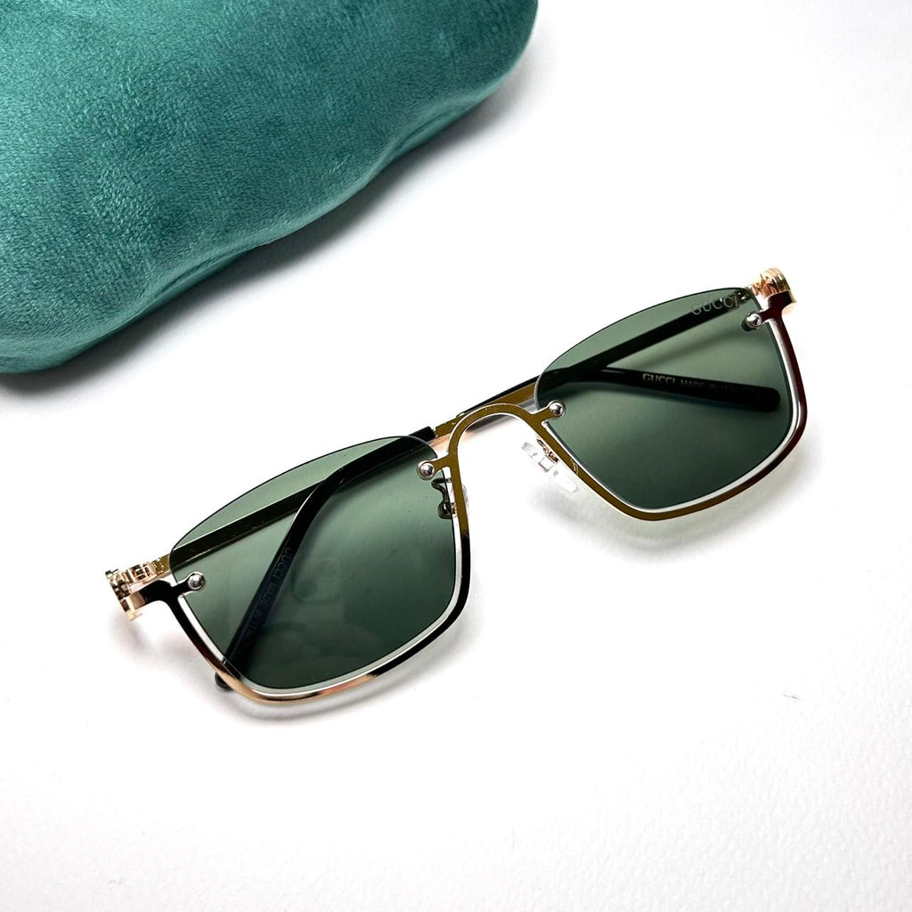 Gucci GG Rectangular Upside Down - Oily Green