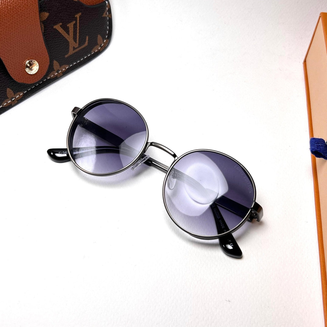 Louis Vuitton Aura Round Ornate - Black n Purple Gradient