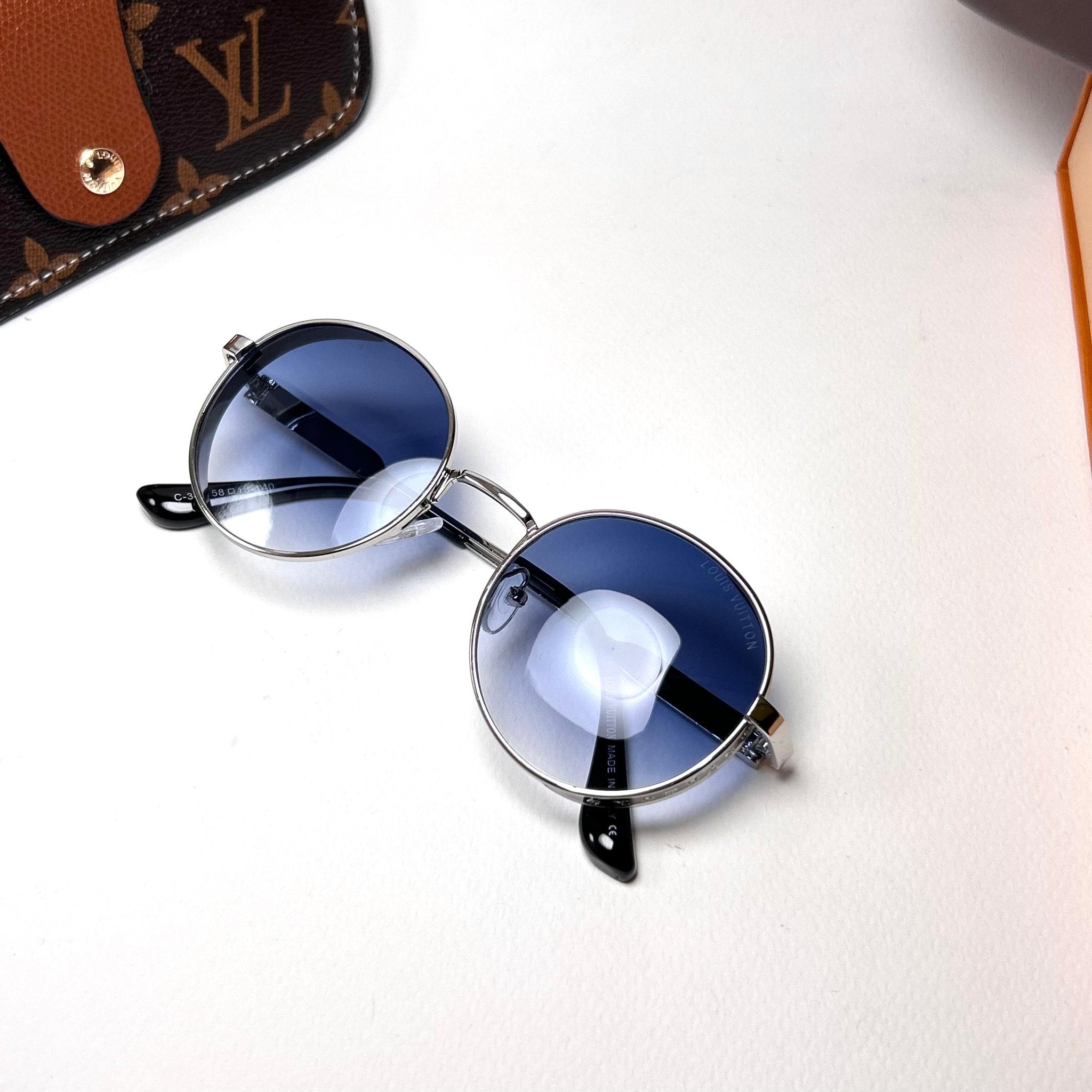 Louis Vuitton Aura Round Ornate - Blue Gradient