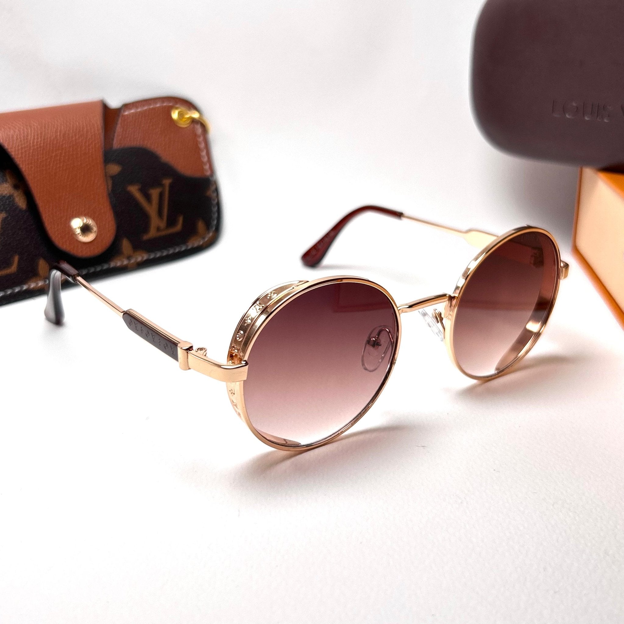 Louis Vuitton Aura Round Ornate - Brown Gradient