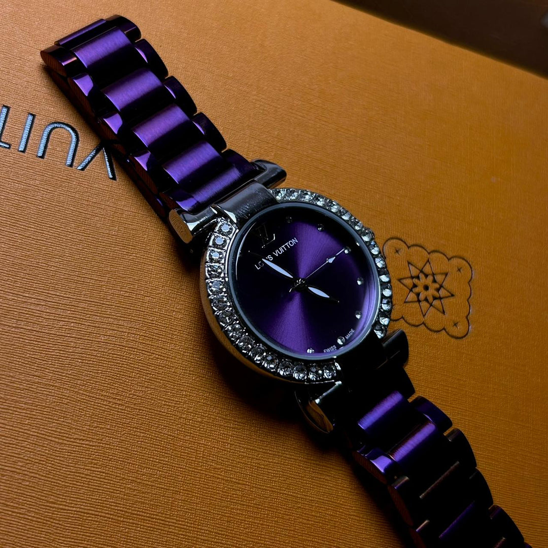 Louis Vuitton Blossom Glam – Purple Crystal Dial