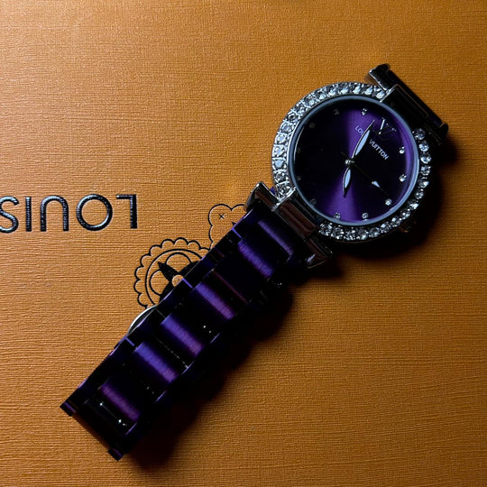 Louis Vuitton Blossom Glam – Purple Crystal Dial