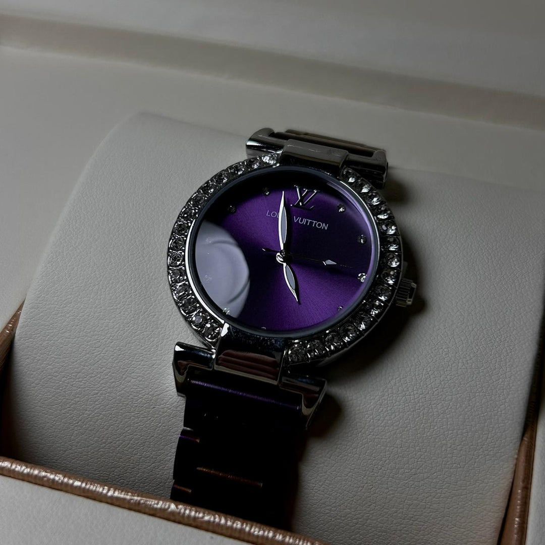 Louis Vuitton Blossom Glam – Purple Crystal Dial