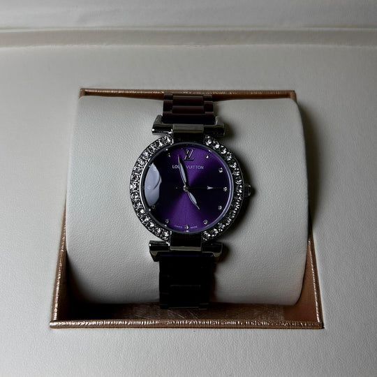 Louis Vuitton Blossom Glam – Purple Crystal Dial