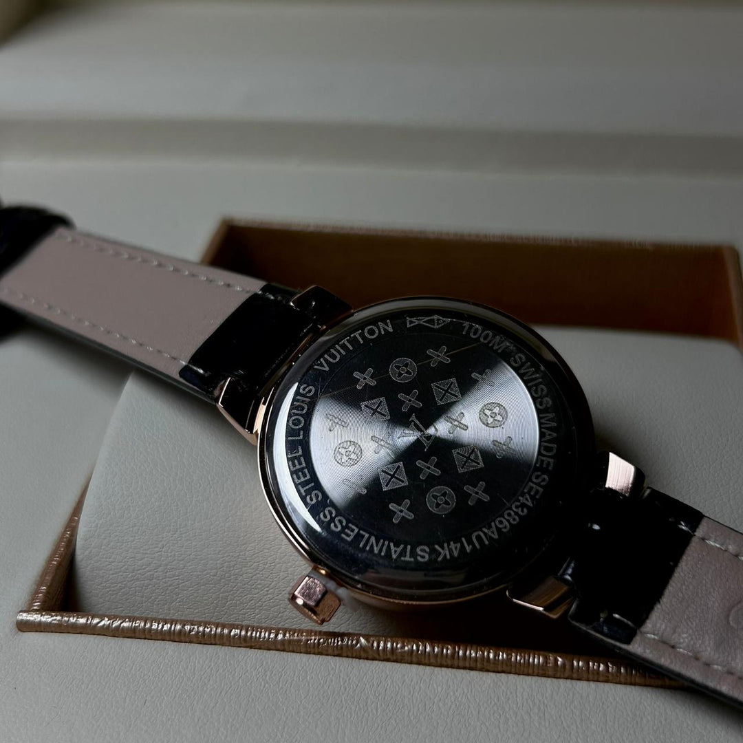 Louis Vuitton Stellar Orbit – Black Patent Rotating Dial