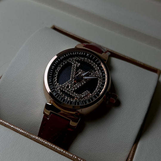 Louis Vuitton Stellar Orbit – Burgundy Gloss Rotating Dial