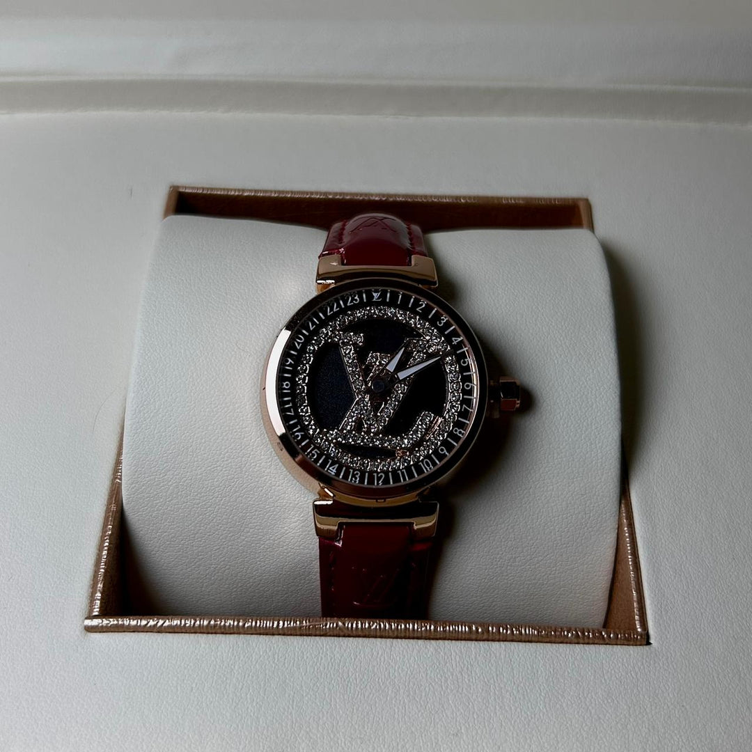 Louis Vuitton Stellar Orbit – Burgundy Gloss Rotating Dial