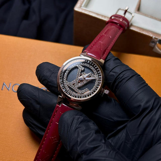 Louis Vuitton Stellar Orbit – Burgundy Gloss Rotating Dial