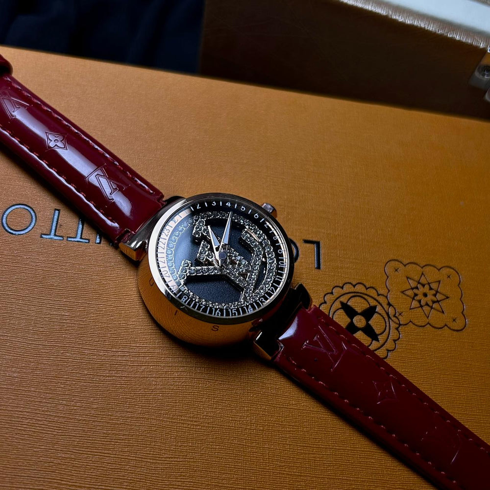 Louis Vuitton Stellar Orbit – Burgundy Gloss Rotating Dial