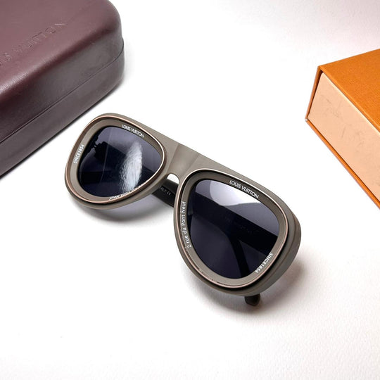 Louis Vuitton Super Vision Oversize Aviator – Warm Grey