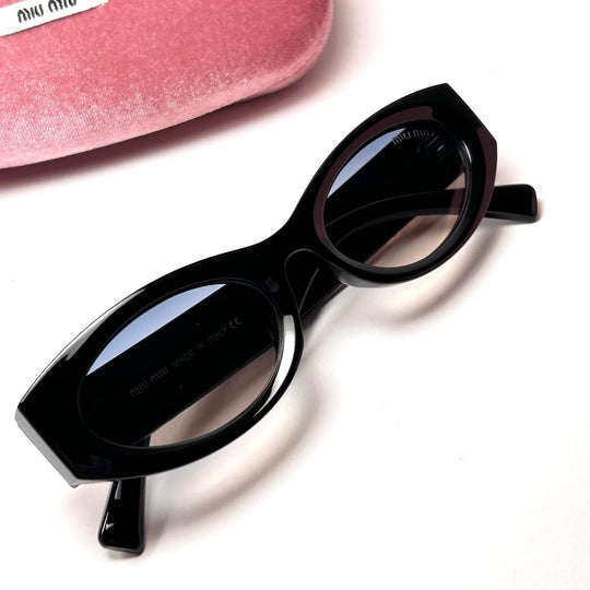 Miu Miu Glimpse Oval – Peach Gradient