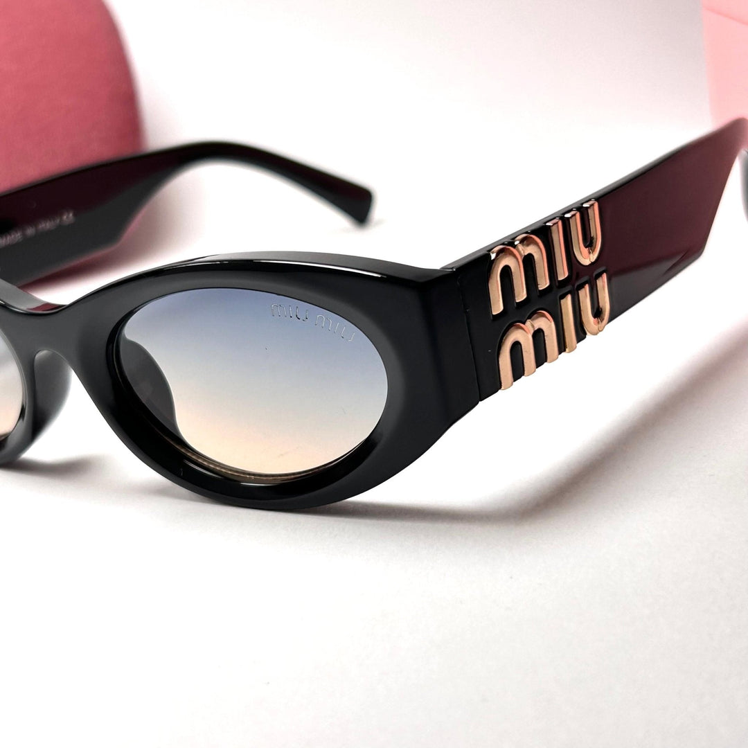 Miu Miu Glimpse Oval – Peach Gradient