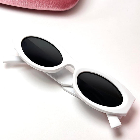 Miu Miu Glimpse Oval – White