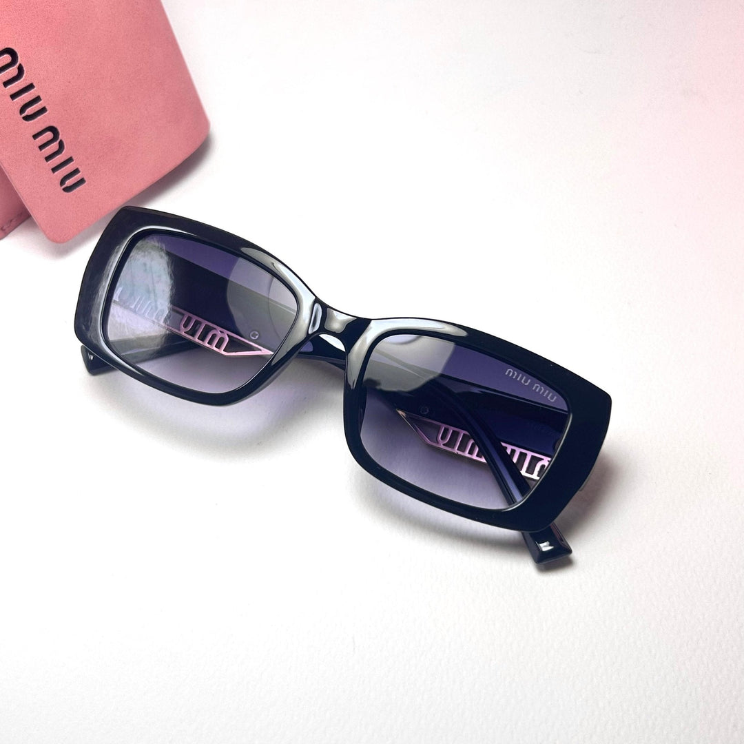 Miu Miu Glimpse Rectangular - Purple Gradient