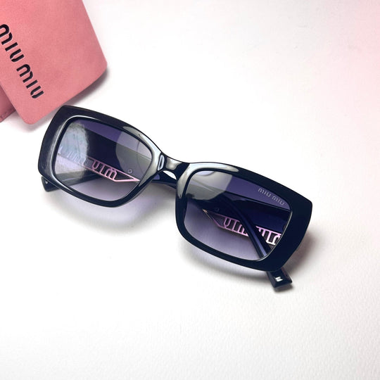 Miu Miu Glimpse Rectangular - Purple Gradient