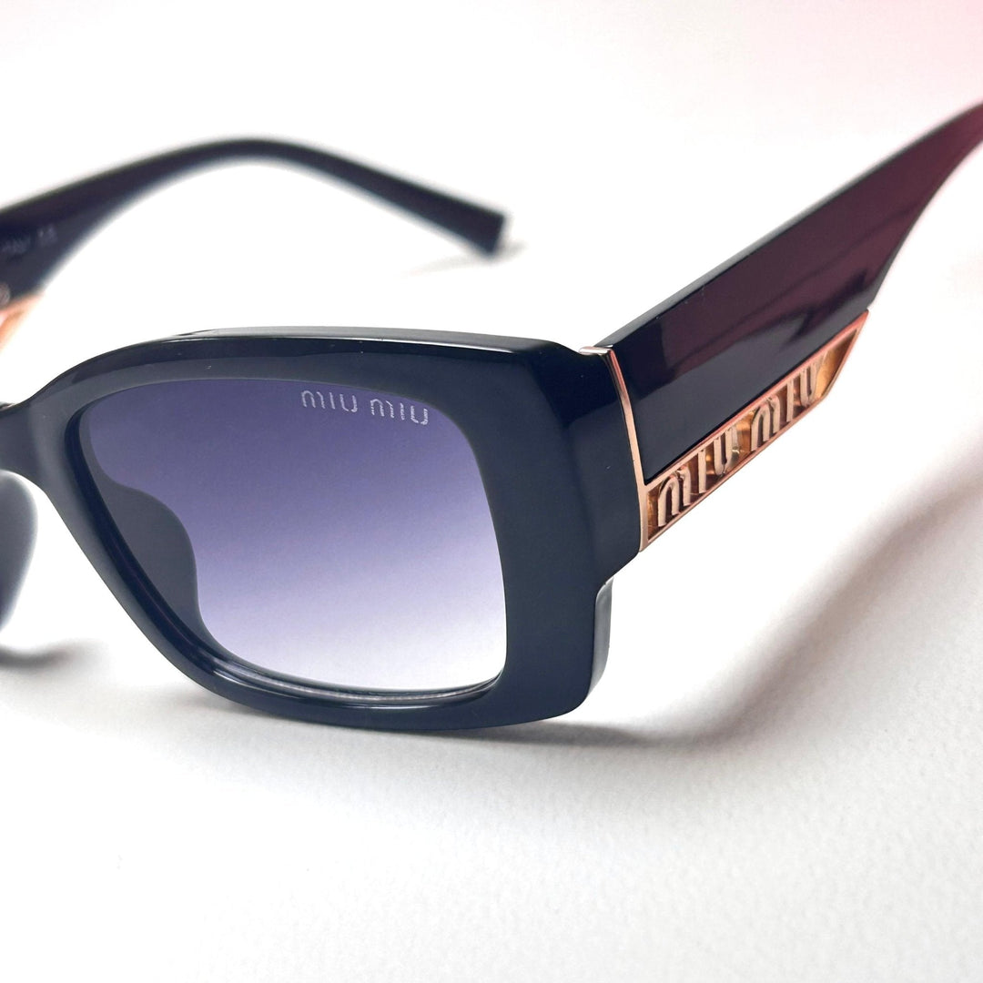 Miu Miu Glimpse Rectangular - Purple Gradient