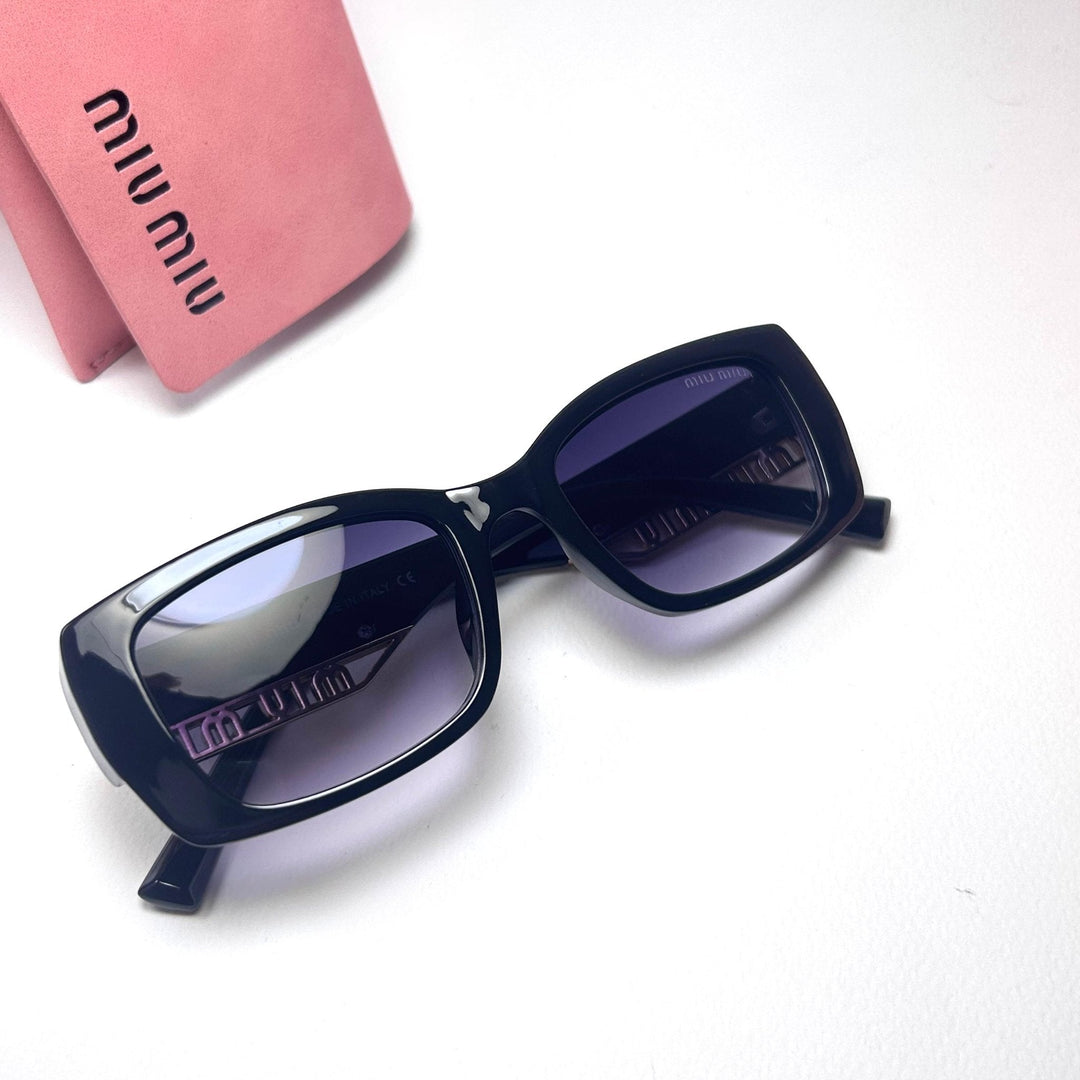Miu Miu Glimpse Rectangular - Purple Gradient