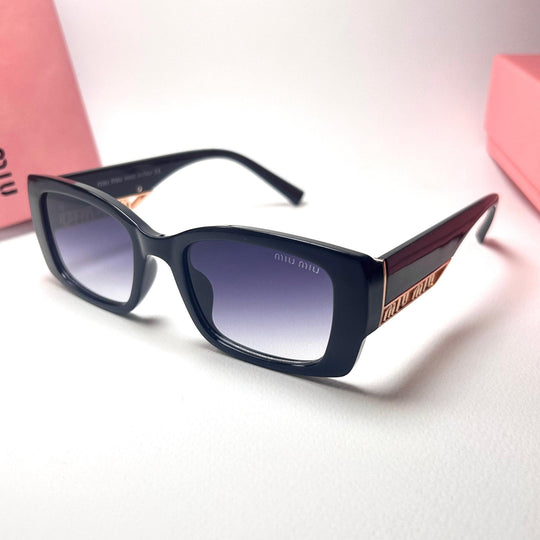 Miu Miu Glimpse Rectangular - Purple Gradient