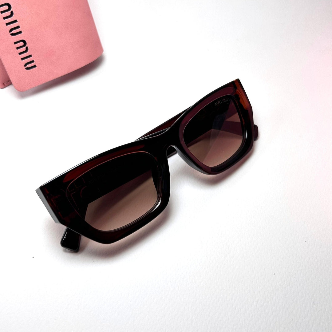 Miu Miu Glimpse Square - Brown