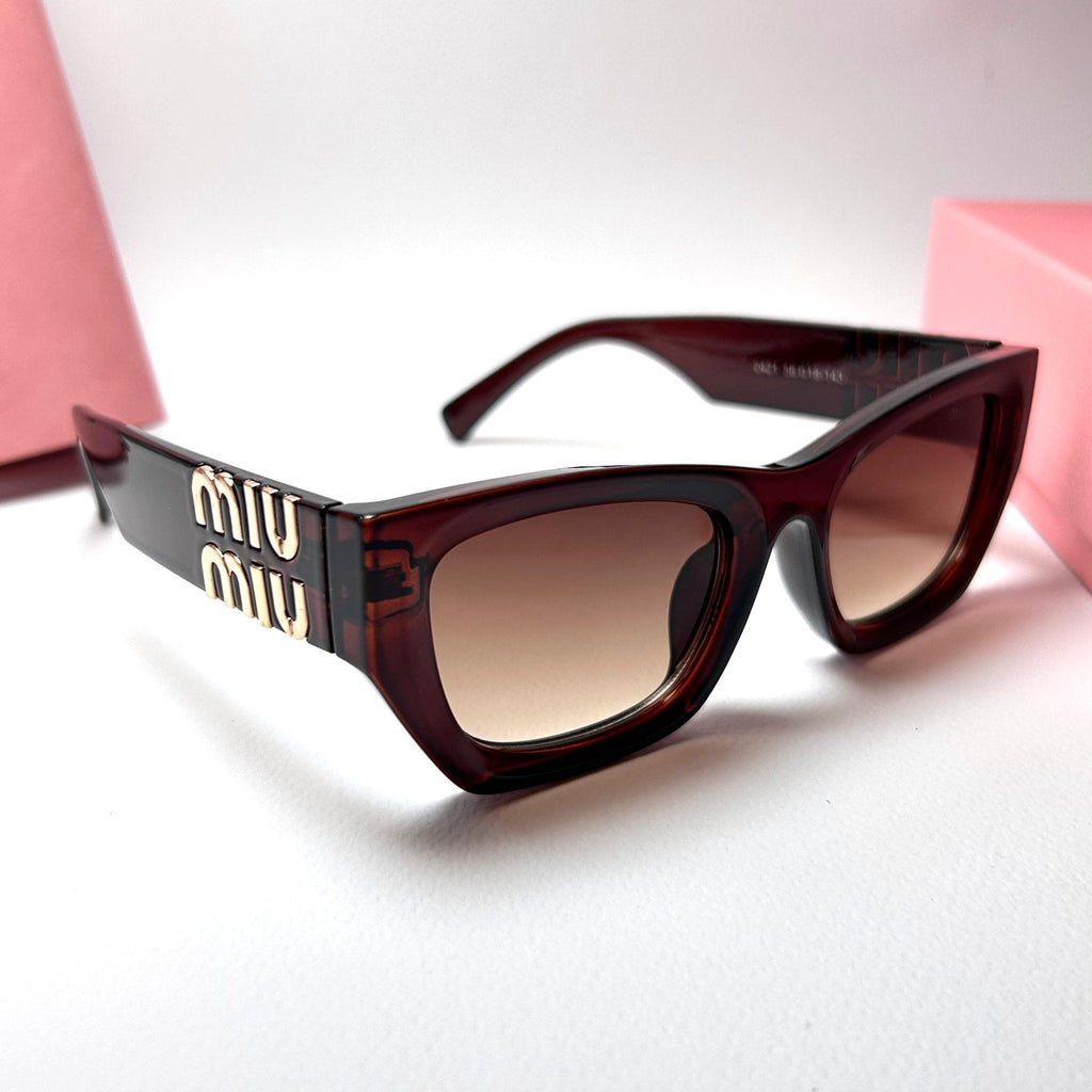 Miu Miu Glimpse Square - Brown