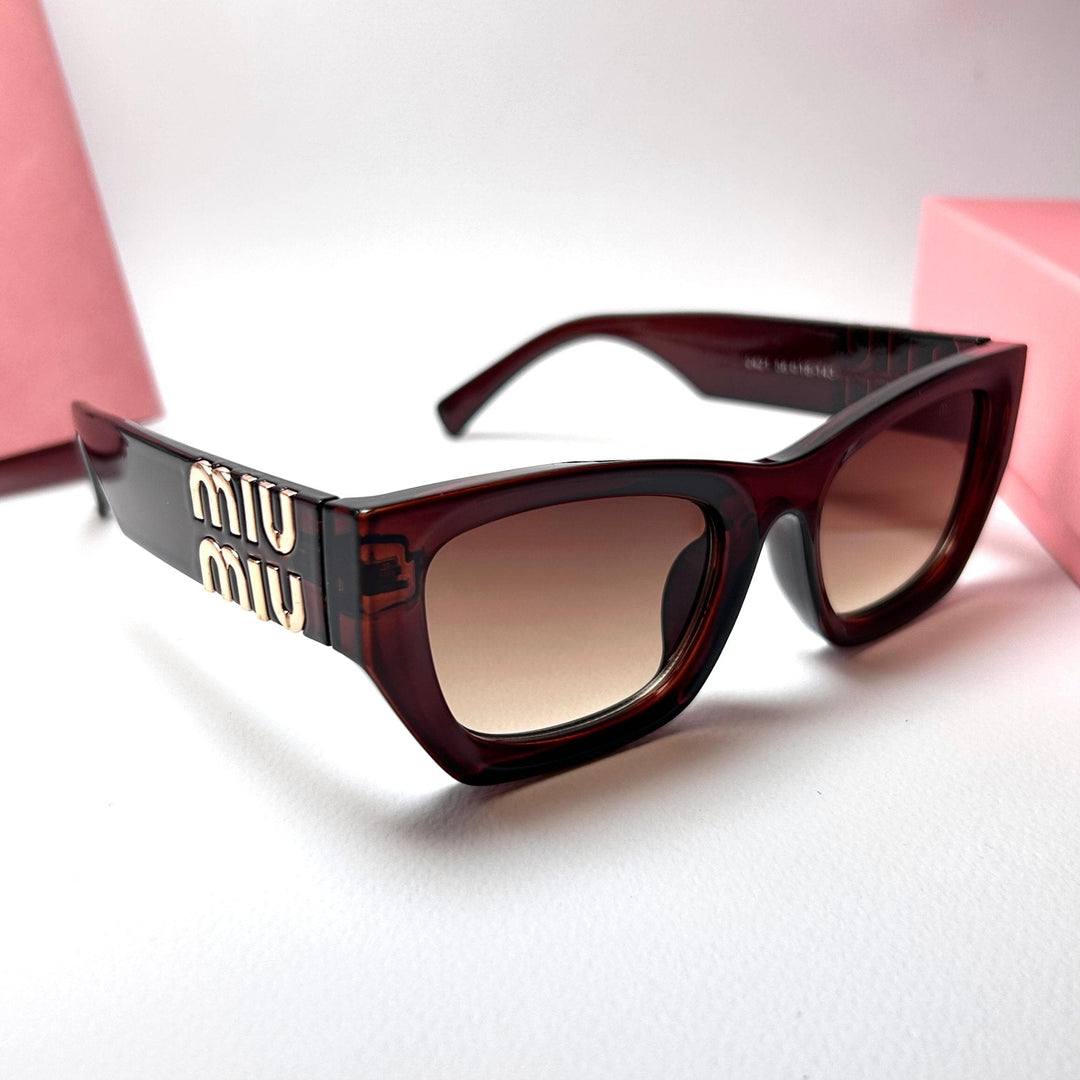 Miu Miu Glimpse Square - Brown
