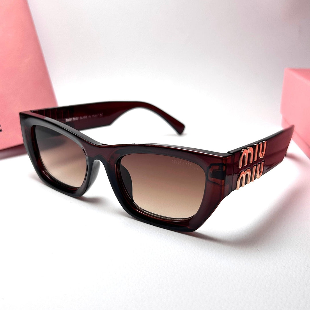 Miu Miu Glimpse Square - Brown