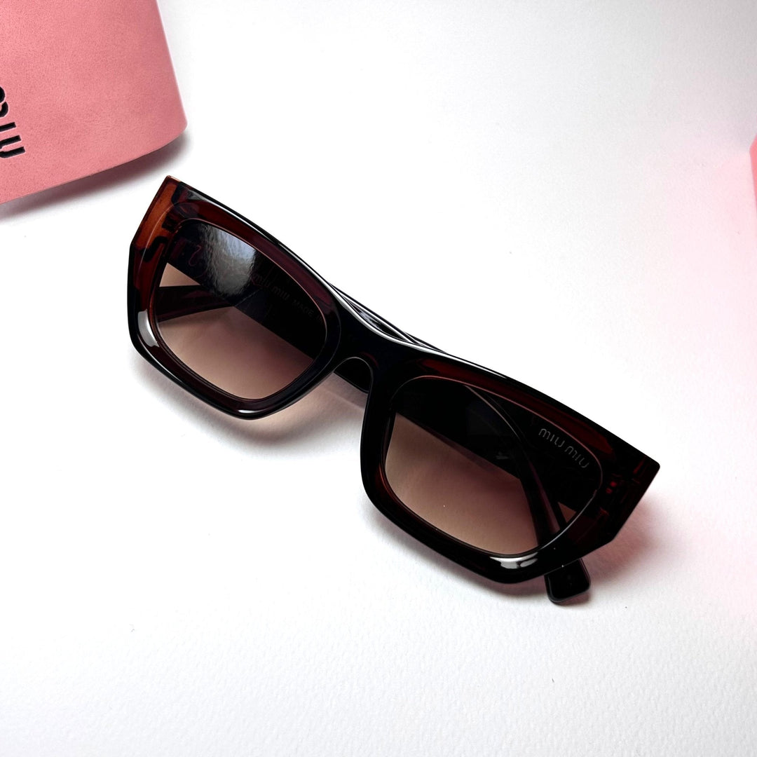 Miu Miu Glimpse Square - Brown