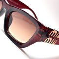 Miu Miu Glimpse Square - Brown