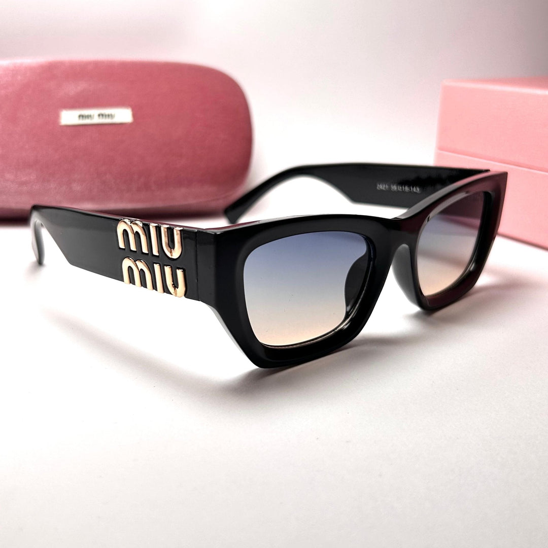 Miu Miu Glimpse Square – Peach Gradient