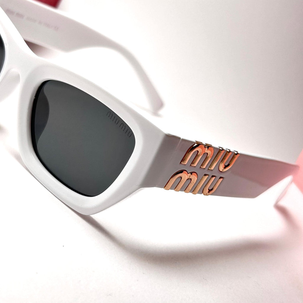 Miu Miu Glimpse Square - White