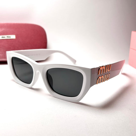 Miu Miu Glimpse Square - White