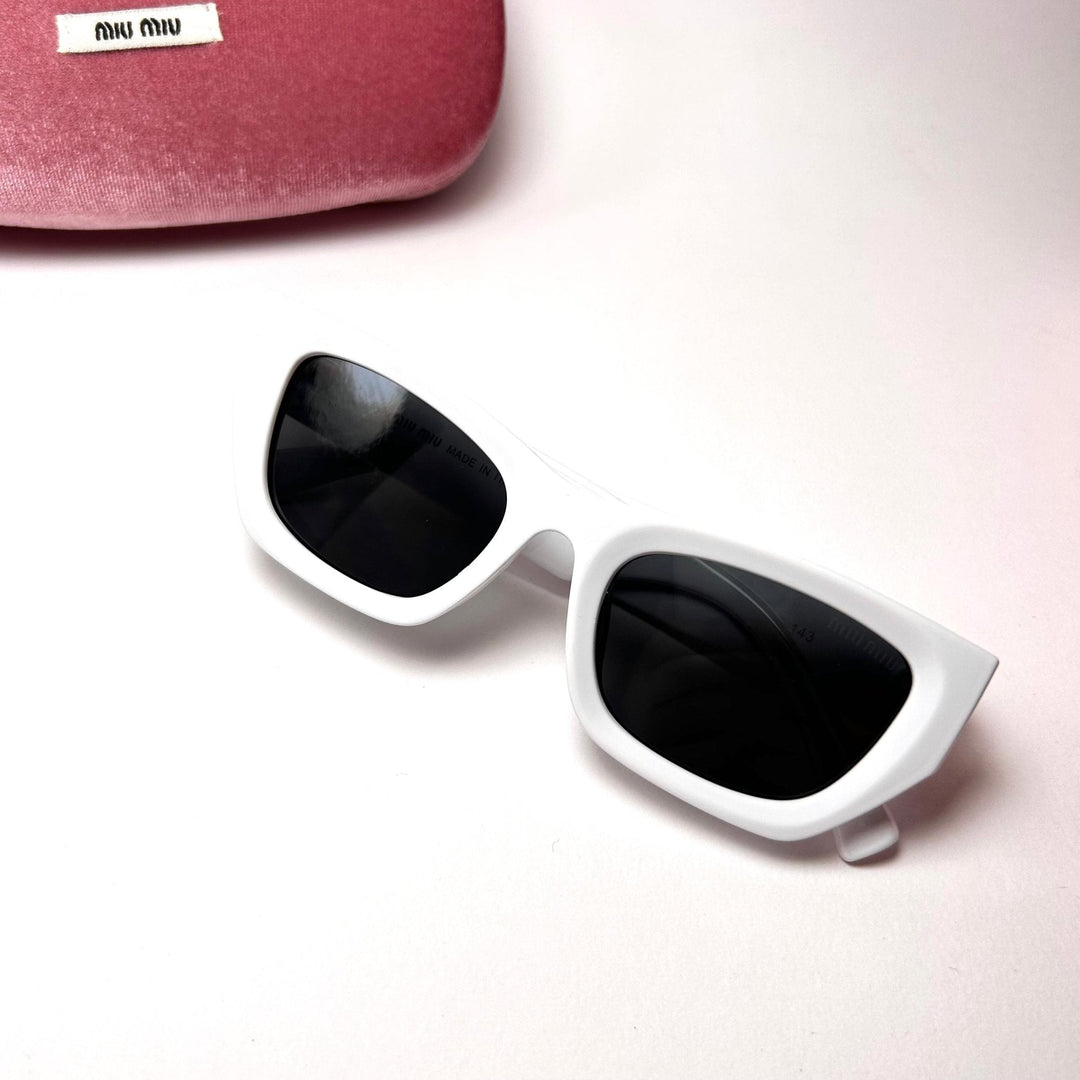 Miu Miu Glimpse Square - White