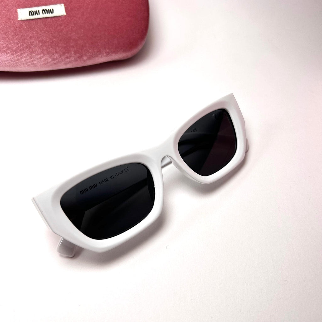 Miu Miu Glimpse Square - White