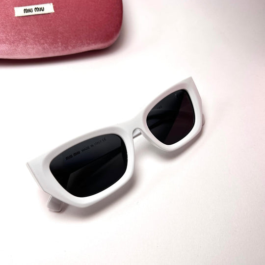 Miu Miu Glimpse Square - White