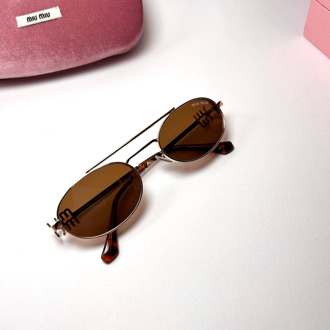 Miu Miu Logo - Brown