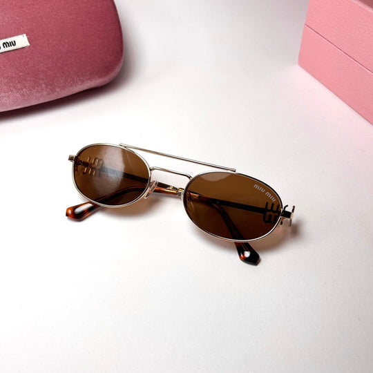 Miu Miu Logo - Brown
