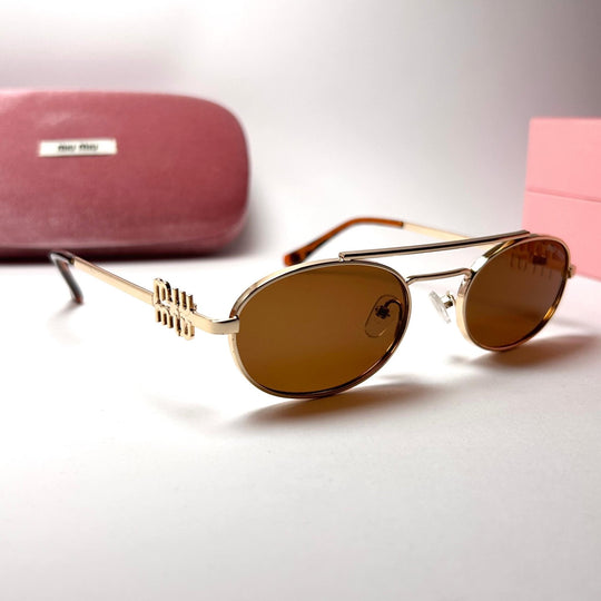 Miu Miu Logo - Brown