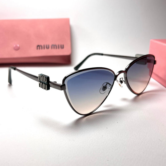 Miu Miu Logo Cat Eye - Peach Gradient