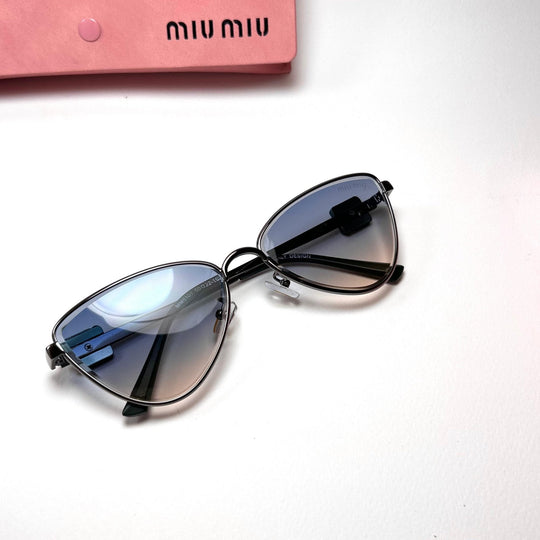 Miu Miu Logo Cat Eye - Peach Gradient