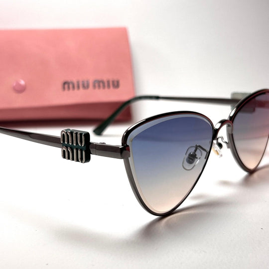 Miu Miu Logo Cat Eye - Peach Gradient