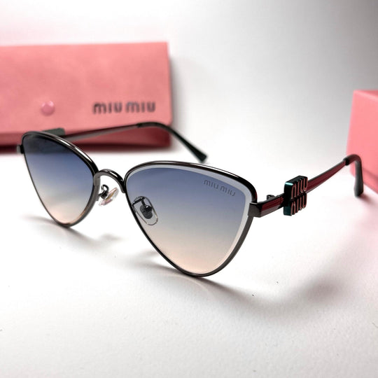Miu Miu Logo Cat Eye - Peach Gradient