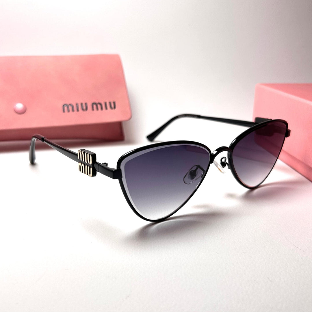 Miu Miu Logo Cat Eye - Purple Gradient